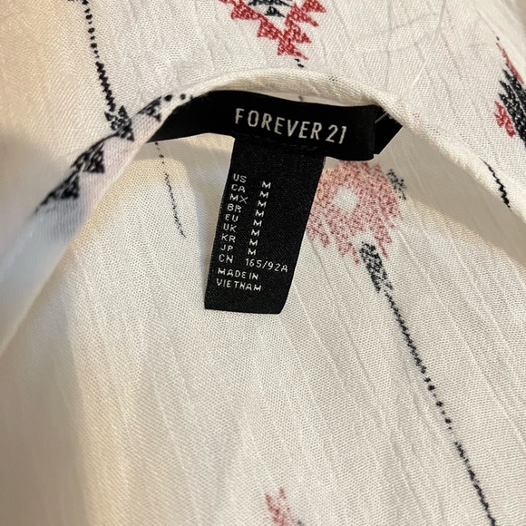 Forever 21 Long Woven Top. Size M - Picture 3 of 7